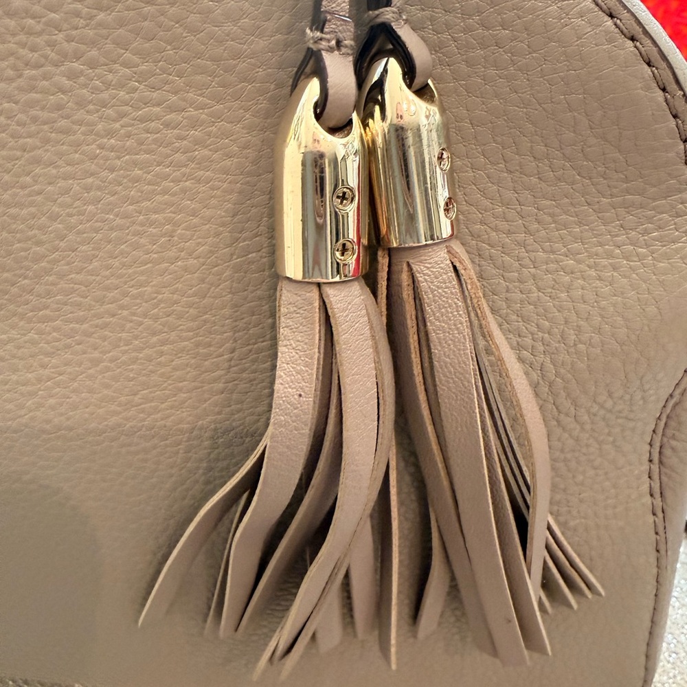 Kate Spade Leather Satchel with Tassels - Picture 4 of 11